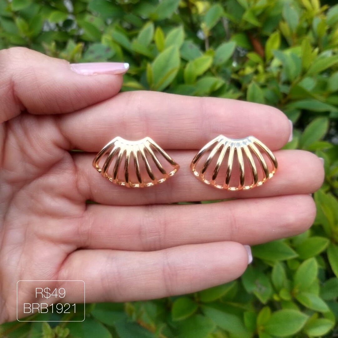 Brinco Ear Jacket 8 Fios Lisos Dourado